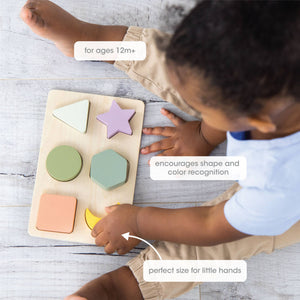 Pearhead Wooden Shapes Puzzle