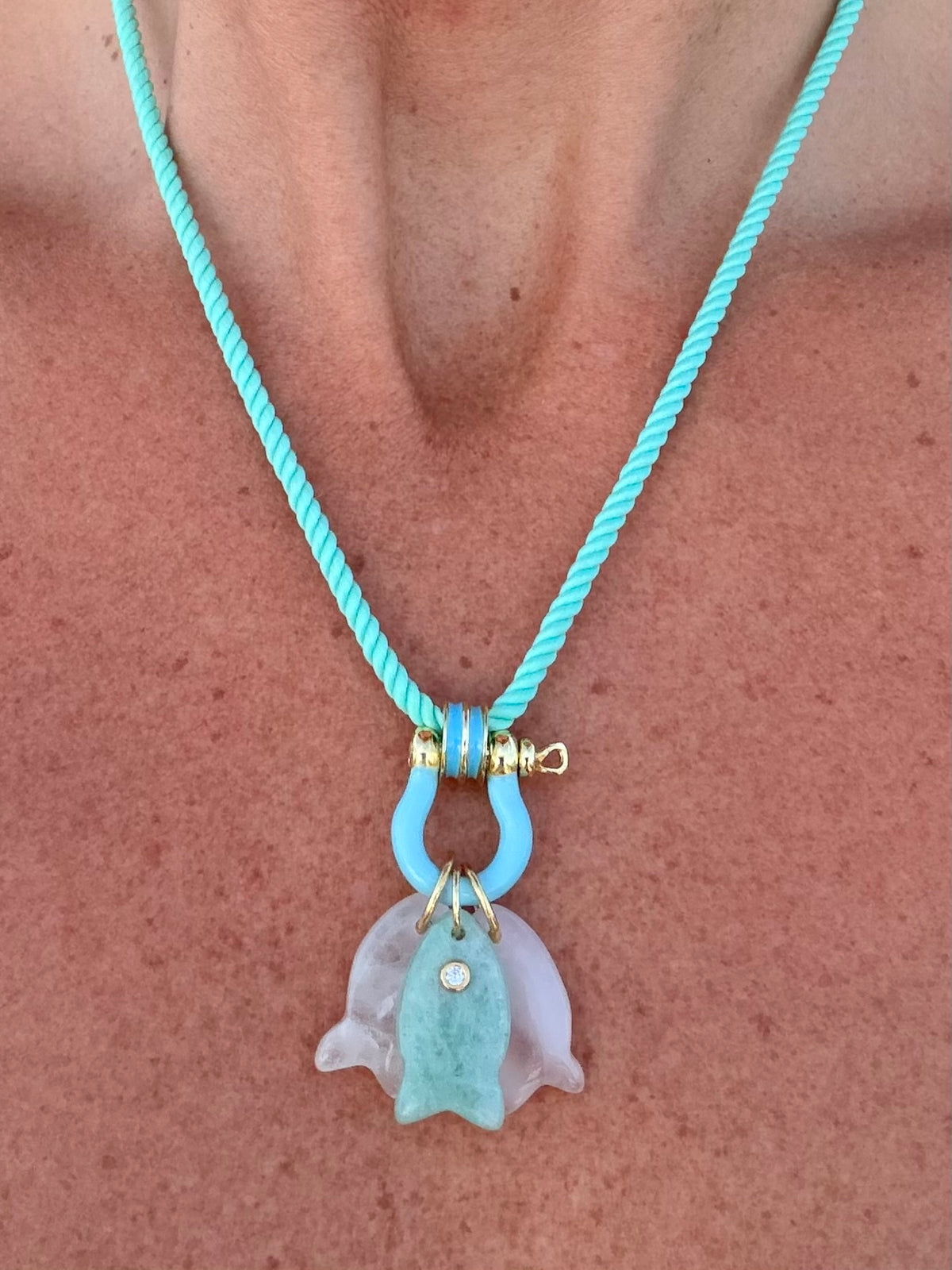 Forever Blythe Three Little Fish Necklace - Assorted