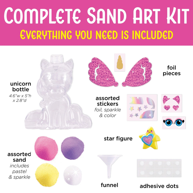 Faber-Castell Sparkle Sand Art Unicorn Diy Craft Kit