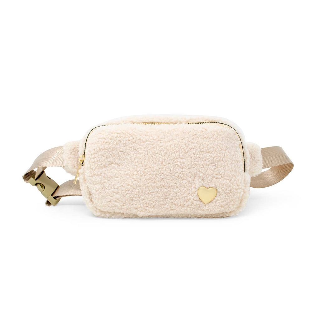 Zomi Gems Fuzzy Belt Bag w/ Heart - Multiple Colors!