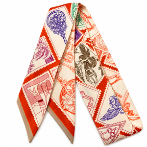 German Fuentes Handbags - Skinny Scarves Vintage Map Inspired
