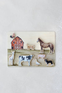 Paige Tate Farm Animals Wooden Puzzle: A Tabitha Paige Puzzle