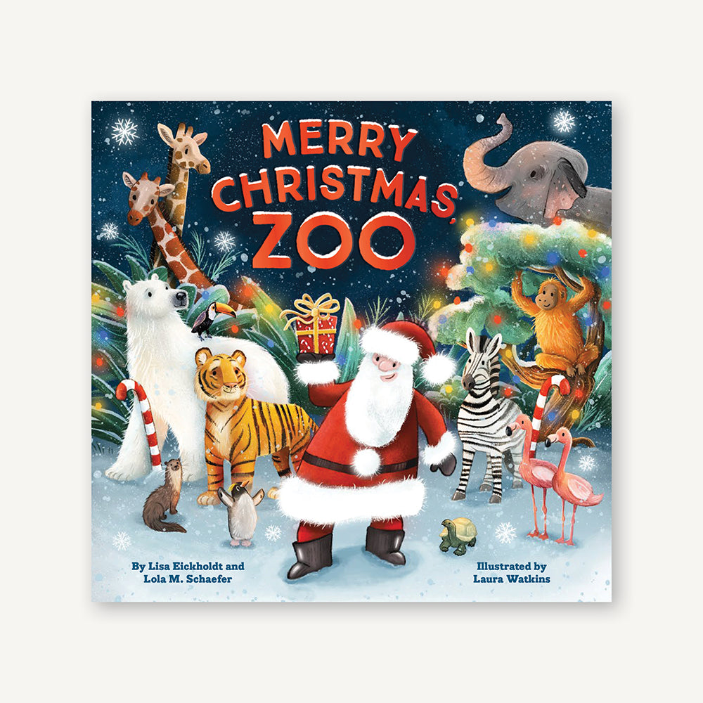 Merry Christmas, Zoo Book By Lola M Schaefer and  Lisa Eickholdt