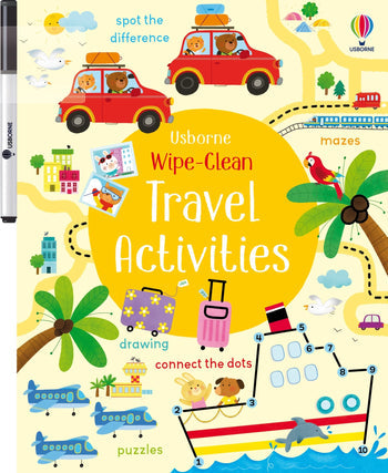 Usborne Wipe Clean Travel Activities Book