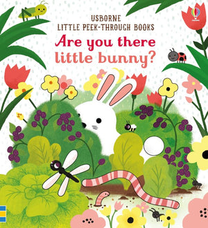 Usborne Little Peek-Through Books Are You There Little Bunny?
