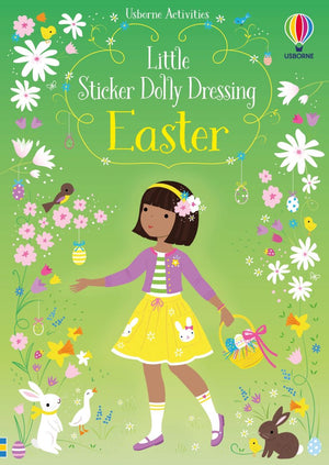 Usborne Little Stickers Dolly Dressing Easter Book