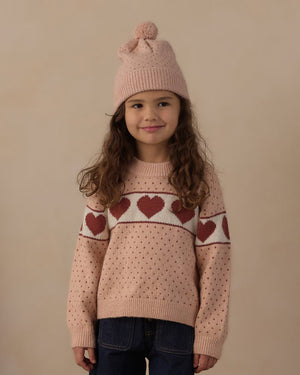 Rylee + Cru Reagan Sweater in Hearts