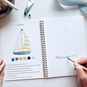 emily lex studio Seaside Watercolor Workbook