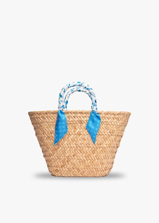 Kayu Ray Woven Tote in Blue