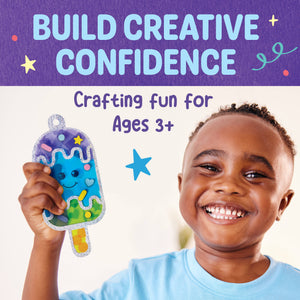 Faber-Castell Sticker Suncatchers Mini Craft Kit for Kids