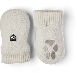 Hestra Kid's Paw Mitten in White