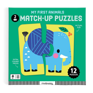 Chronicle Books My First Animals 2 Piece Match-up Puzzles