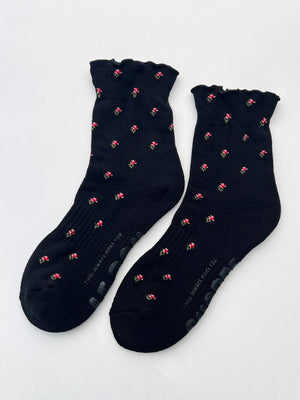 Le Bon Shoppe Petal Ruffled Hugger Socks - Multiple Colors!
