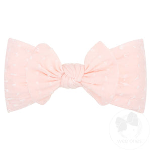 Wee Ones Shabby Dot Baby Headband in Assorted Colors