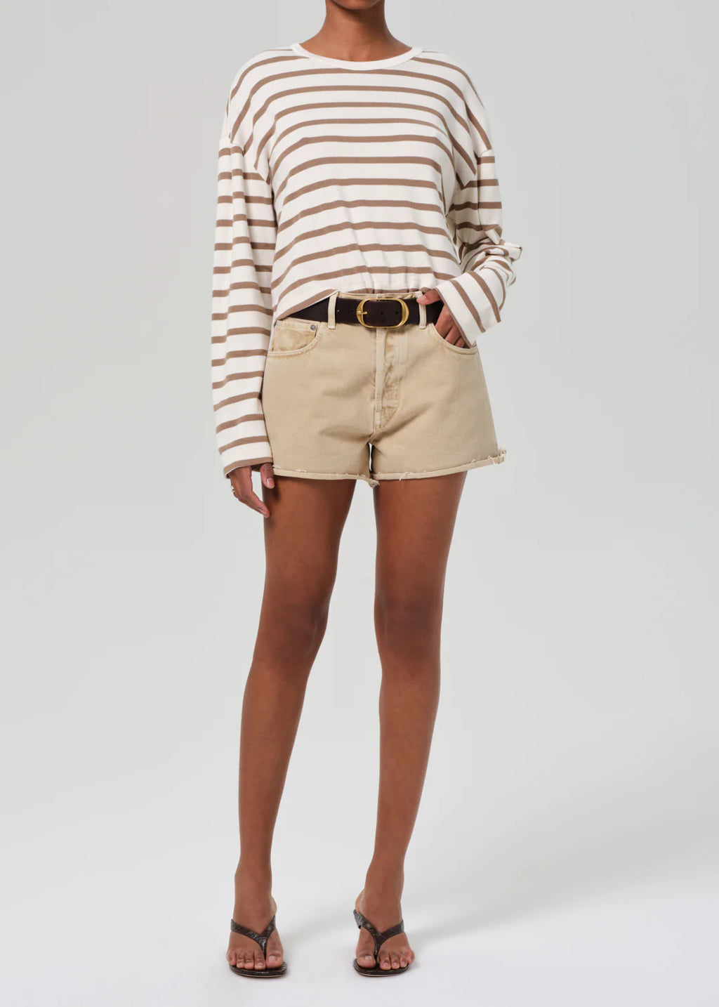 Citizens of Humanity Marlow Vintage Short in Hempseed