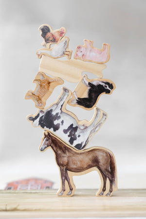 Paige Tate Farm Animals Wooden Puzzle: A Tabitha Paige Puzzle