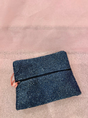 Tiana Fold Over Beaded Clutch - Multiple Colors!