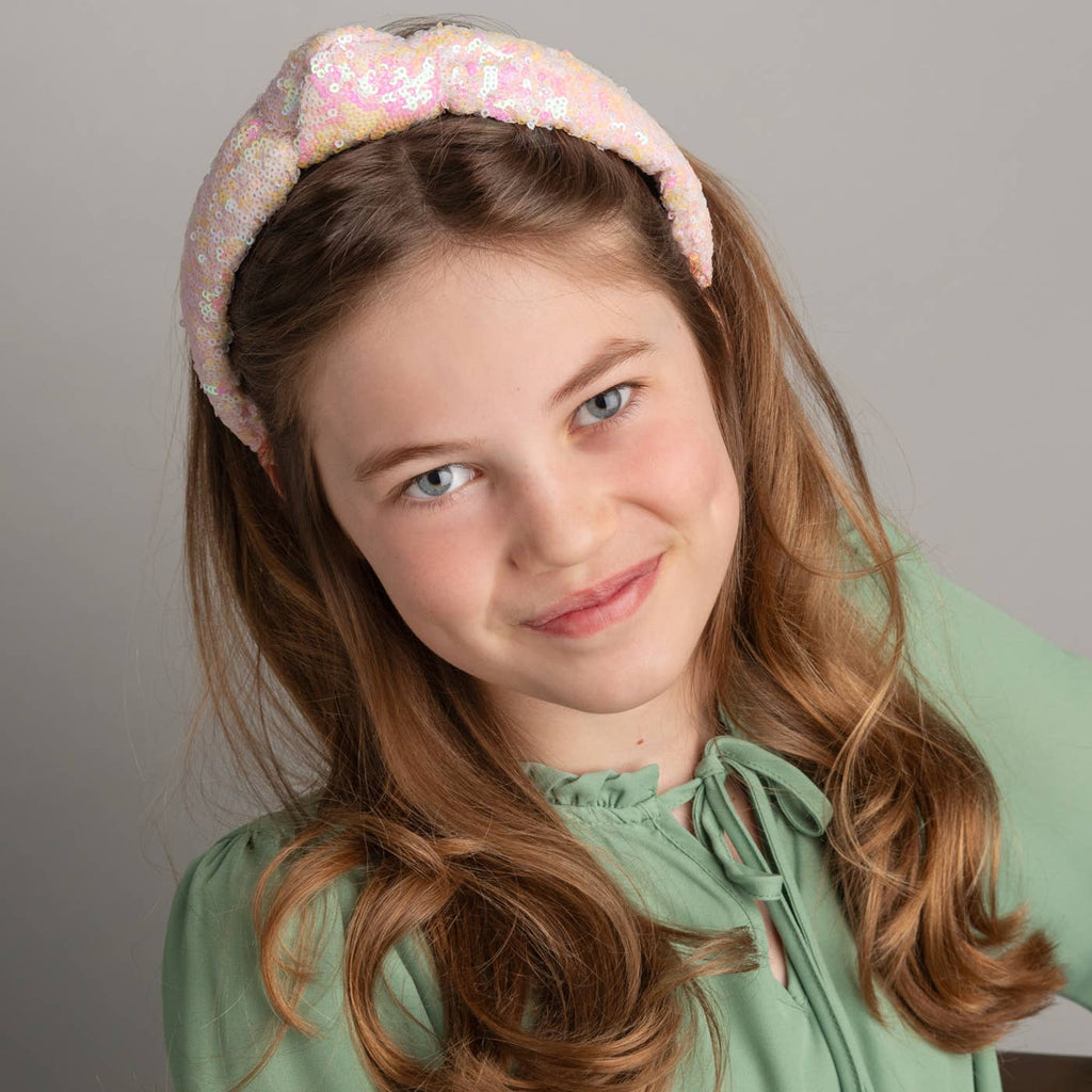 Bow Arts Sequin Knot Headband - Multiple Colors!
