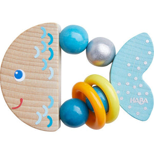 HABA Wooden Grasping Toy Rattlefish