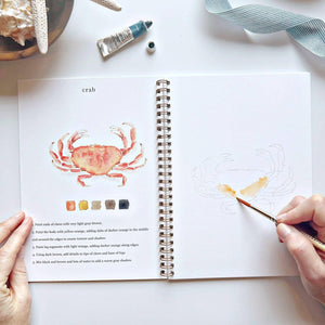 emily lex studio Seaside Watercolor Workbook