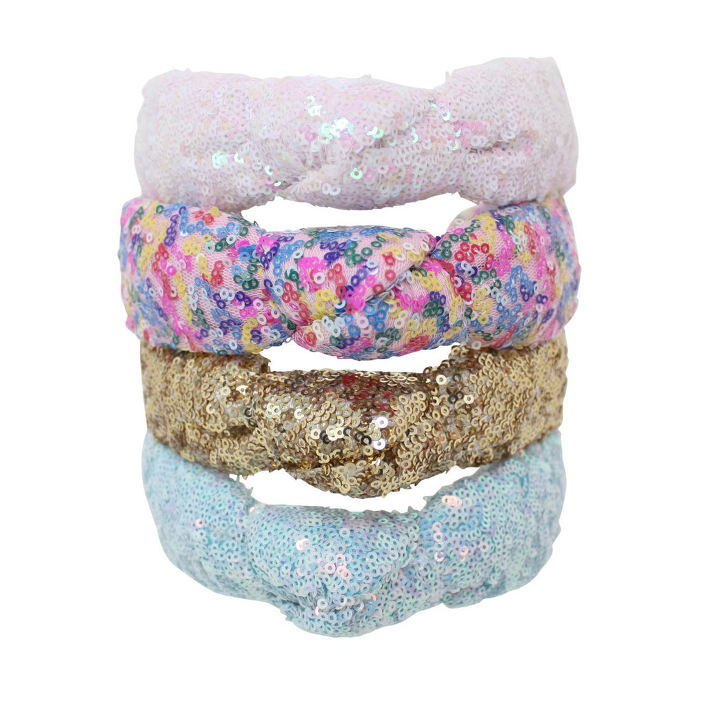 Bow Arts Sequin Knot Headband - Multiple Colors!
