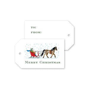 Dogwood Hill Oh What Fun Sleigh Gift Tags