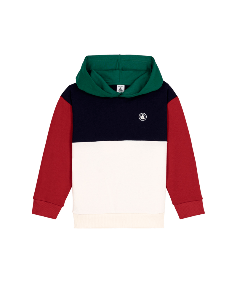 Petit Bateau Color Block Hoodie