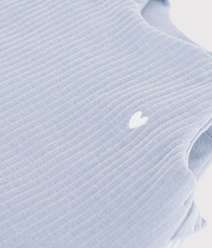 Petit Bateau Velour Bunting in Blue