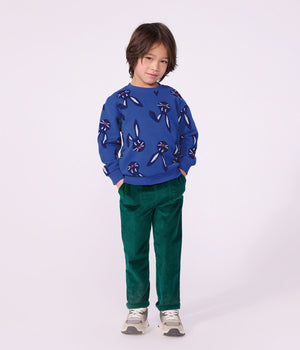 Petit Bateau Corduroy Pant in Green