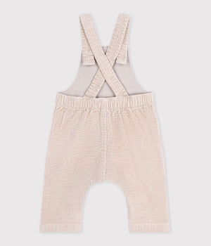 Petit Bateau Corduroy Overall in Bone