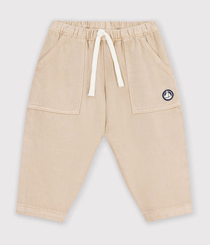 Petit Bateau Cargo Trouser Pant in Beige