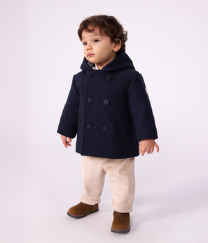 Petit Bateau Pea Coat in Navy