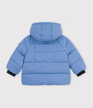 Petit Bateau Puffer Coat in Blue