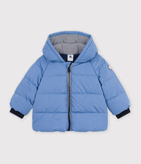 Petit Bateau Puffer Coat in Blue