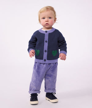 Petit Bateau Corduroy Pant in Purple