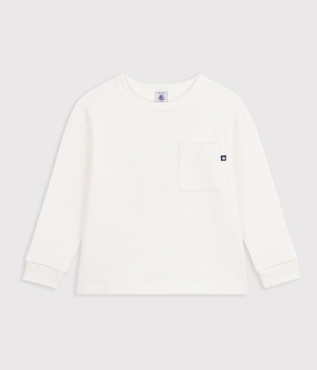 Petit Bateau Waffle Tee in White