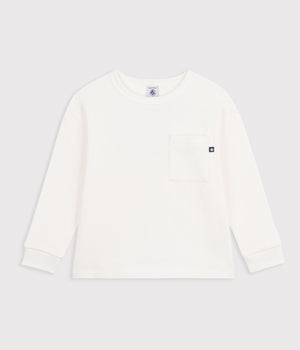 Petit Bateau Waffle Tee in White