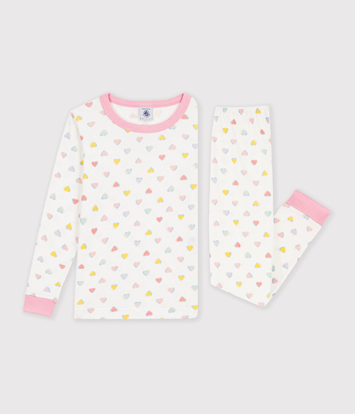 Petit Bateau Loungewear Set in Hearts