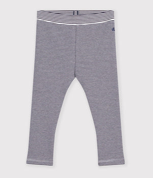 Petit Bateau Leggings in Navy Stripe