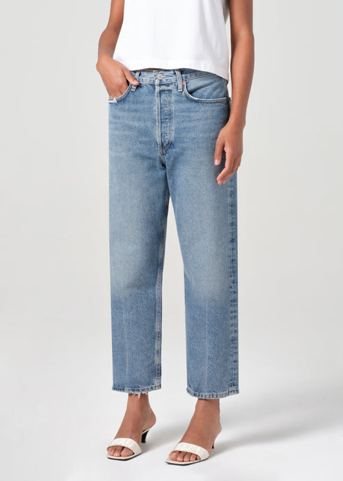 Agolde 90s Straight Crop Jean in Hooked