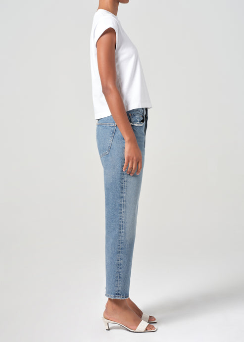 Agolde 90s Straight Crop Jean in Hooked