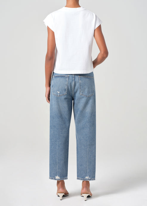 Agolde 90s Straight Crop Jean in Hooked