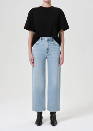 Agolde Ren High Rise Wide Leg Jean in Groove