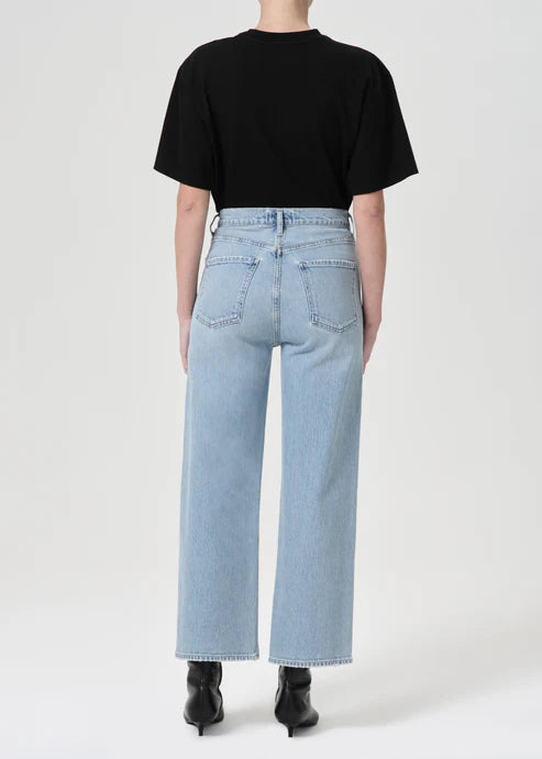 Agolde Ren High Rise Wide Leg Jean in Groove