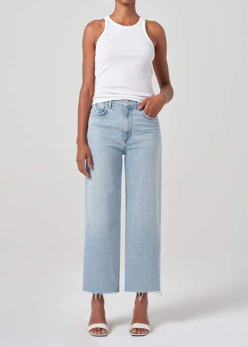 Agolde Ren High Rise Wide Leg Jean in Beam