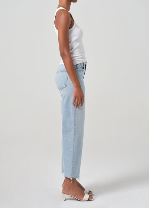 Agolde Ren High Rise Wide Leg Jean in Beam