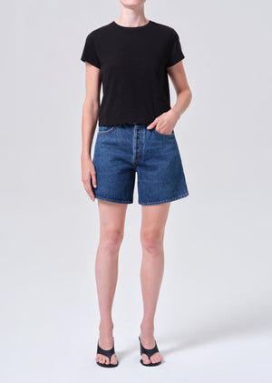 Agolde Dame Denim Short in Enamour