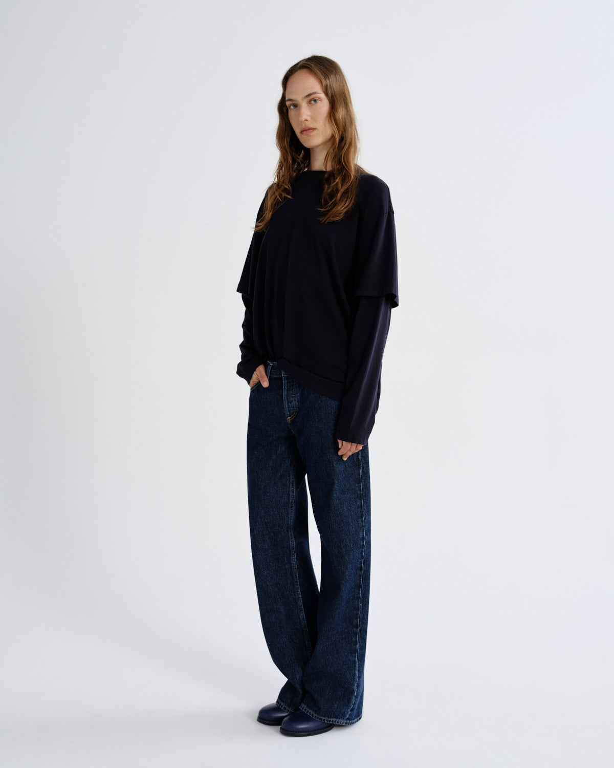 Agolde Low Rise Loose Jean in Pendulum