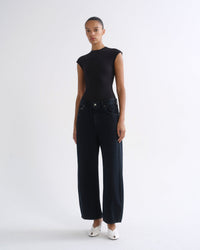 AGOLDE Low Curve Jean Crop in Crushed