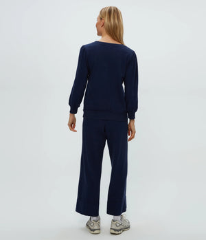 Michael Stars Sadie Drawstring Pant in Nocturnal